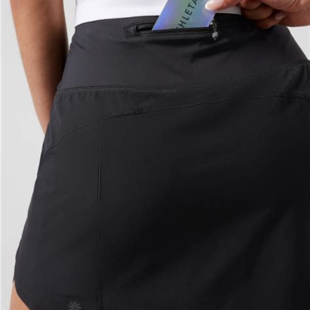 Athleta Black Skort with Pocket